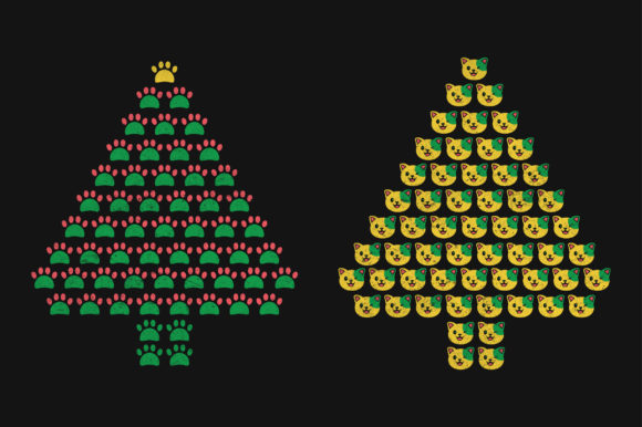 Cat Lover Christmas SVG T-shirt Design