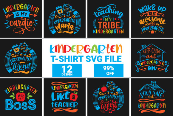 Graduation Kindergarten Kids SVG T-shirt