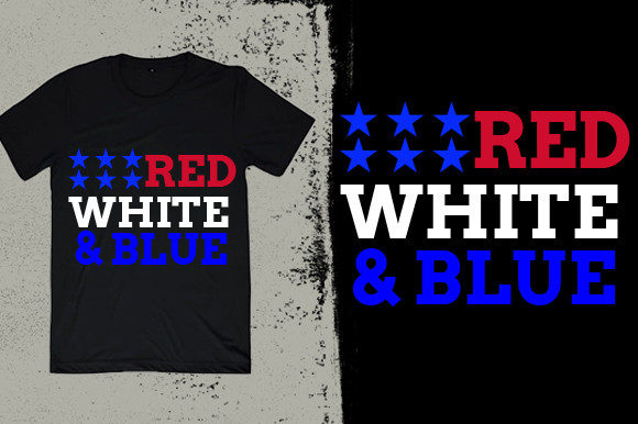 Red White Blue T Shirt Design: Graphics and Crafts in Action