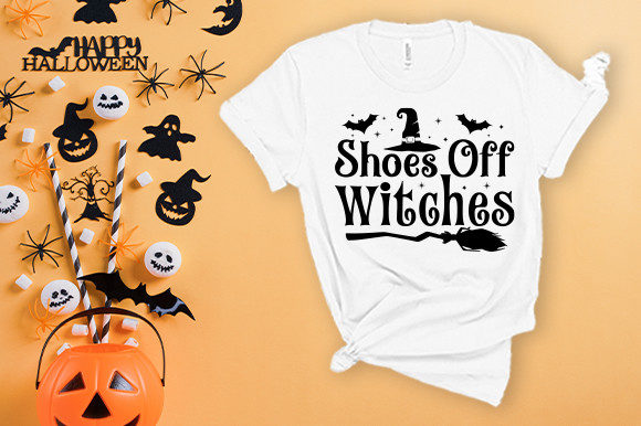 Shoes Off Witches Svg T Shirt Graphics
