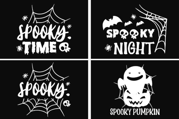 Spooky Halloween Witch T-shirt Bundle: Graphics & Crafts