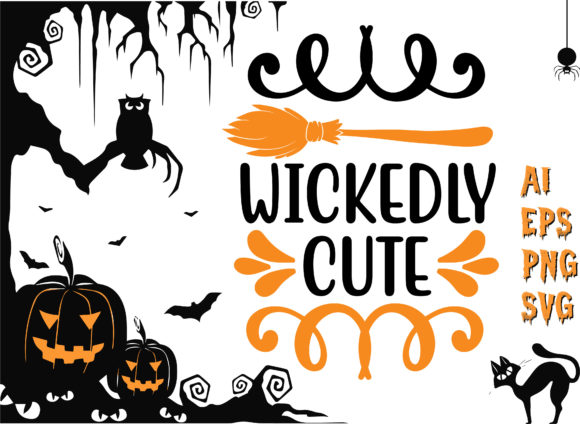 Wickedly Cute Halloween T-Shirt: Graphics & Crafts for Branding