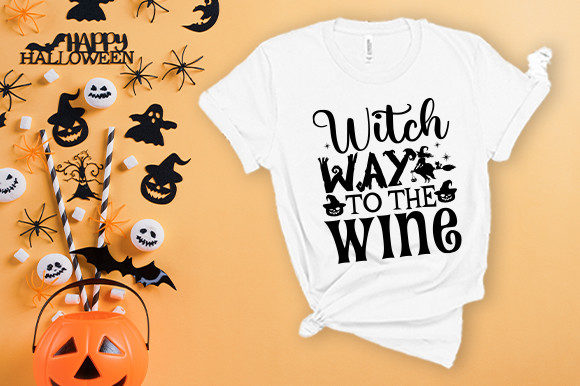 Witch Way to the Wine Svg T Shirt